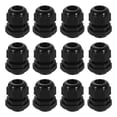 thumbnail image 1 of Paquete de 12 pasacables de nailon NPT 1/2", grommet de cable ajustable a prueba de agua, negro, 1 of 6