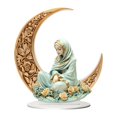 thumbnail image 1 of Estatua de hada de plana,Estatua de hada de 2D Decoración del hogar Decorativa,Estatuilla de hada Adorno de escritorio,Escultura de ángel acrílico con base Regalo, 1 of 9