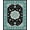 Black, Pattern 2, variant on Flatwoven High Traffic Area Rug, Elegant Teal and Black Medallion, Non Slip, Stain Resistant, Washable Area Rugs for Living Room, Bedroom(Black, 4X6)