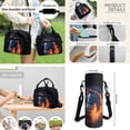 thumbnail image 5 of Jeiento Horse Backpack and Lunch Box for Boys 8-12 Book Bags 4 Piece Student Bookbag with Lunch Bag Pencil Case Water Bottle Holder Cool Flame Primary Middle School Bag for Kids 6th Grade, 5 of 7