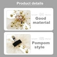 thumbnail image 3 of MRLESS 2-Pack Mesh Bow Shoe Clips with Faux Heel Charms, Stylish Party Accessories for Women’s Shoes, 3 of 8