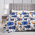 thumbnail image 5 of XMXY Fleece Throw Blanket for Couch, Snowflake Winter December Lightweight Plush Fuzzy Cozy Soft Bed Blankets and Throws for Sofa, 40"x30" inches, 5 of 8