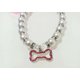 thumbnail image 2 of Xiao Hua Collar decorativo para mascotas, accesorio decorativo para gatos y perros, rango ajustable para cachorros, perros, gatos, accesorios de aseo para mascotas, M, blanco, 2 of 3