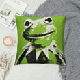 thumbnail image 2 of Nawypu  Kermit Cartoon The Frog Anime Pillow Covers Cushion Case Farmhouse Throw Pillowcase for Couch Sofa Bed Decor, 2 of 5