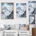 thumbnail image 4 of Designart "Majestic Peaks Of The French Pyrenees II" Landscape Mountains Floater Framed Canvas Prints, 4 of 5