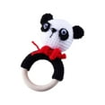 thumbnail image 1 of Agiferg Cartoon Knitting Handmade Crochet Knitting Rattle Ring Suzuki Ring, 1 of 4