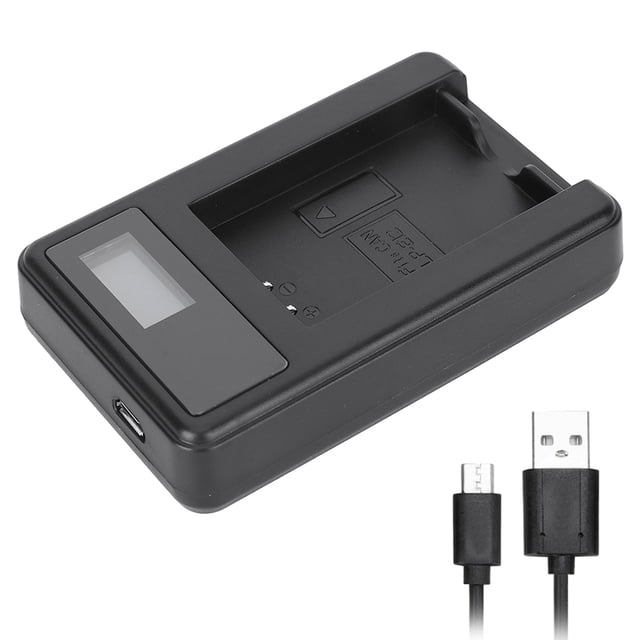 Battery SEIVI LP E12 Camera Battery LCD Charging Display USB Intelligent Desktop Chargers for 100D M M2 M10 Single Slot