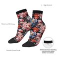 thumbnail image 6 of Sigee Rose Flowers for Crew Soft Moisture-wicking Socks ,Cushion Moisture Wicking Boot Socks for Men and Women, 6 of 7