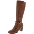 thumbnail image 1 of Giani Bernini Womens Rozario Leather Tall Knee-High Boots Brown 5 Medium (B,M), 1 of 2