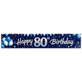 thumbnail image 5 of Blue Themed Happy 80th Birthday Backdrop Banner with Balloon Star Firework Elements Birthday Party Decorations Photography Props Party Supplies Background Decor, 5 of 8