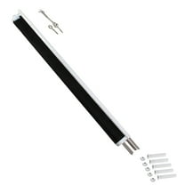 VISIGUARD by Sentry Safety CHILD SAFE POOL FENCE "The Most See Thru Pool Fence on The Market" 5' x 10' Black Mesh/White Border