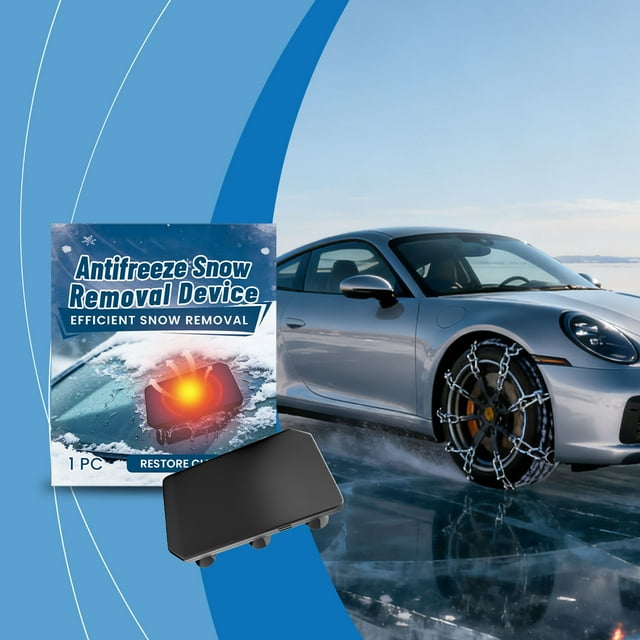 Advanced Car Anti-Theft Device with Flashing LED Lights and Snow Removal for Winter Windshield Ice Prevention, Vehicle Security Alarm System, Automotive Safety Accessories for Cars Trucks SUVs