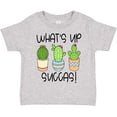thumbnail image 3 of Inktastic What's Up Succas Funny Cacti Plants Boys or Girls Toddler T-Shirt, 3 of 5