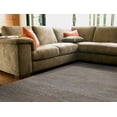 thumbnail image 2 of Feizy Durham Modern Solid, Gray, 8' x 10' Area Rug Handmade Reversible Casual Design Carpet for Living Dining Bed Room, 2 of 5
