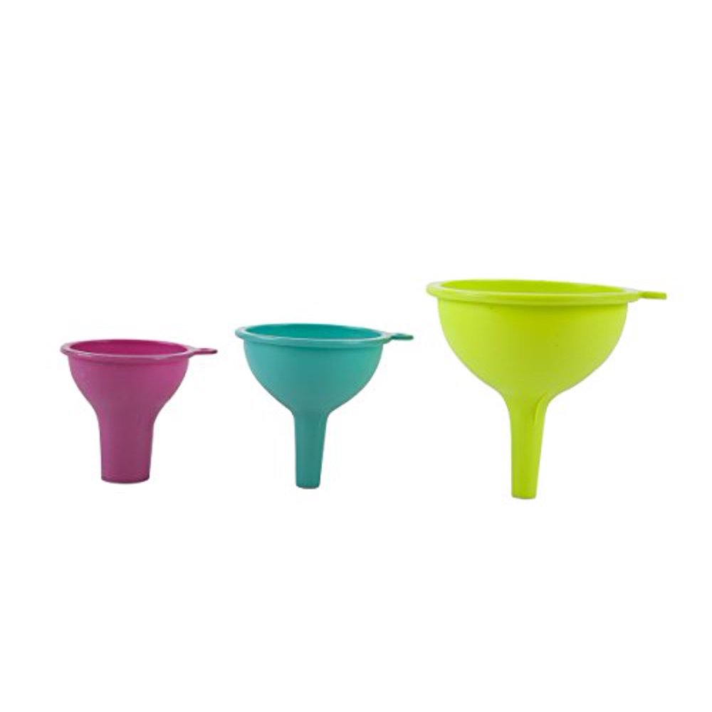 Core Kitchen Essential Silicone 3 Piece Funnel Set
