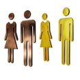 thumbnail image 1 of quatre en un WC de pared para inodoro Calcomanías para Bronce + Oro, 1 of 9