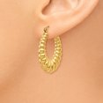 thumbnail image 3 of Boucles d'Oreilles en Or Jaune 14 Carats avec Franges, 3 of 4