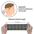 thumbnail image 4 of Picia Bowling Ball Print Mens Running Headband,Mens Sweatband Sports Headband for Running,Cycling,Basketball,Yoga,Fitness Workout, 4 of 9