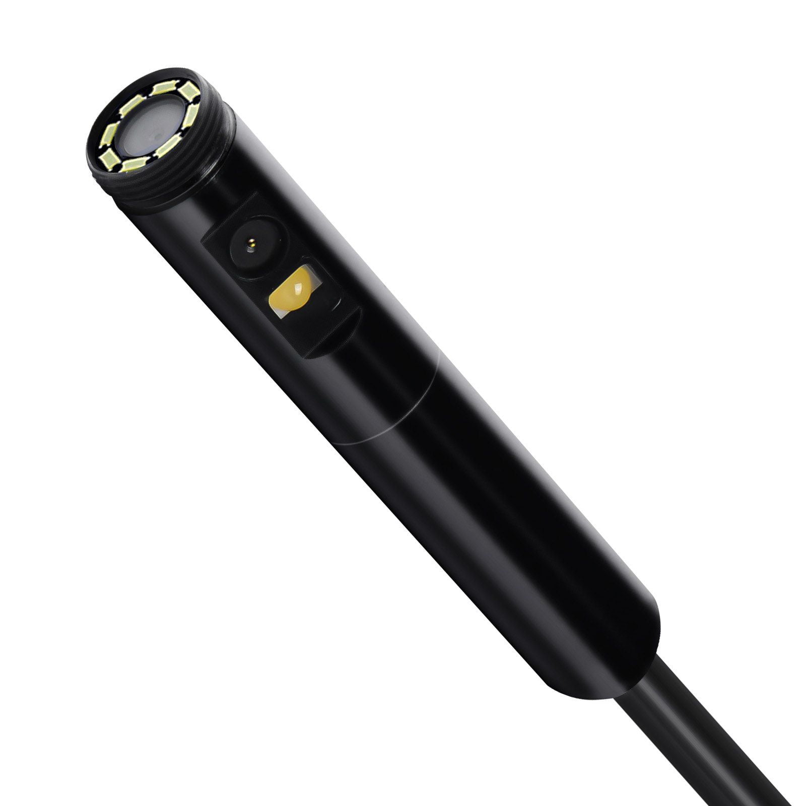 Flexible 10FT Dual Lens Borescope Camera for Android iOS - Endoscope with LED Light for Inspection