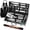 Silver, variant on 26pcs Grilling Gifts for Men, Dad Gifts for Father's Day, Stainless Steel BBQ Grill Accessories Tools Set, Heavy Duty BBQ Utensils Kit with Apron, Thermometer, Mats in Aluminum Case Brown