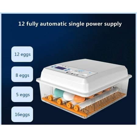 Automatic intelligent poultry and egg incubator with cold source lamp