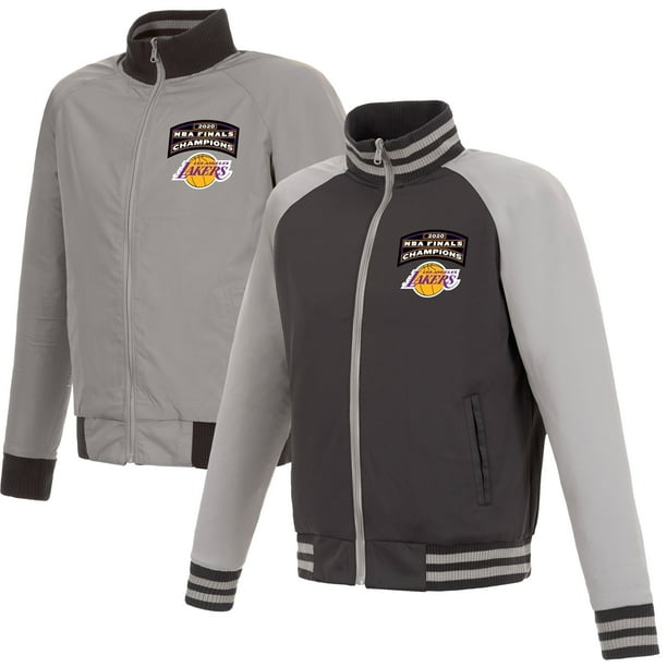 Los Angeles Lakers Jh Design 2020 Nba Finals Champions Reversible Full Zip Track Jacket Gray Walmart Com Walmart Com