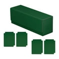 thumbnail image 4 of Caja de baraja de cartas coleccionables Zulema capacidad para 400 tarjetas contenedor de tarjetas TCG Verde A, 4 of 8