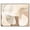 Silver Frame, variant on Perfect Tan Shapes Framed High-Gloss Acrylic Glass Wall Art Abstracts by Art Remedy, White Frame, 24 x 20