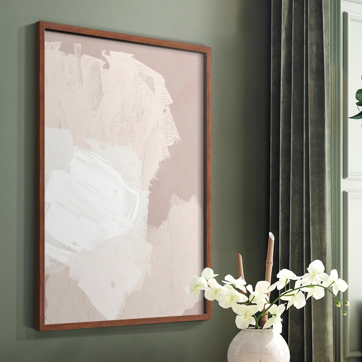 Cloud Slate I in Paper Solid Wood 8 x 10 Framed Print