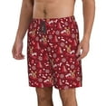 thumbnail image 2 of Salouo Festive Reindeer Pattern Swim Trunks for Men,Men's Hawaiian Bathing Suit Swimsuits Quick Dry Swimming Board Shorts Beach Shorts with Pockets-X-Large, 2 of 6