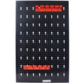 thumbnail image 6 of Wall Mounted Pegboard Organizer for Garage Workshop, 4ft Metal Tool Storage with Hooks and Racks Black, 6 of 21
