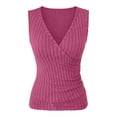 thumbnail image 7 of MAFYTYTPR Women's Ribbed Knit Wrap Tank Top V-Neck with Side Buttons Solid Color All-Season Casual Tops for Everyday Wear S-XXL, 7 of 7