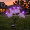 thumbnail image 6 of FEOLGEHLY Halloween Solar Lights Outdoor Waterproof, Garden Solar Stake Lights, Halloween Decorations Outdoor Clearance, Halloween Porch Decor Saving, Halloween Home Yard Walkway Patio Decor (S), 6 of 8