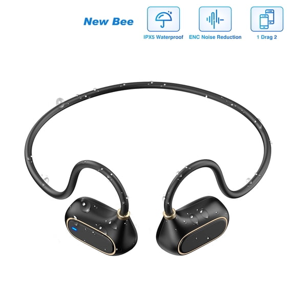 New Bee Open-ear Air Conduction Bluetooth Wireless Lightweight Sports Headset for Running, Cycling