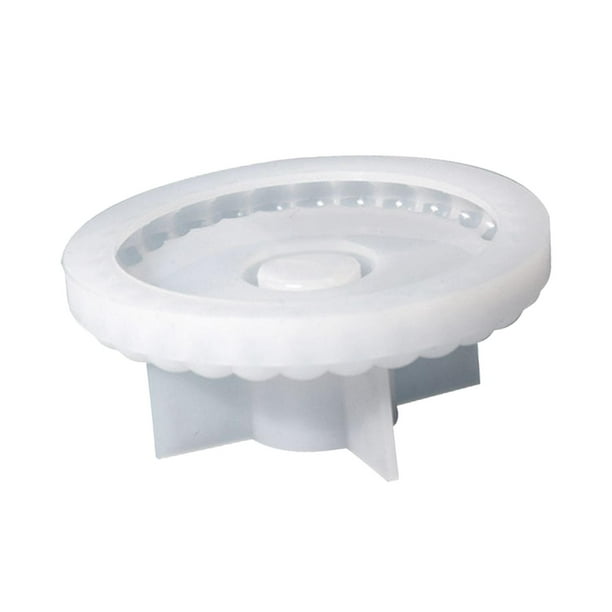 Modelo de silicona de candelabro de bricolaje, resina epoxi Flexible Durable Herramienta de fabricación creativa Portavelas Fundición para artesanías Estilo E