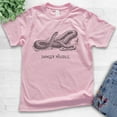 thumbnail image 2 of Kids Danger Noodle Snake Shirt, Youth Kids Boy Girl T-Shirt, Reptile T-shirt, Funny Animal Pun Graphic Tee, Light Pink, X-Small, 2 of 4