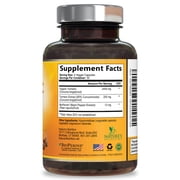 Turmeric Curcumin Supplement - 2400mg Organic Turmeric Per Serving - 95% Curcuminoids & BioPerine Black Pepper Extract for Best Absorption - Natural Vegan Joint Support, Bottled in USA - 120 Capsules