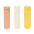 thumbnail image 5 of Utoimkio 3 Pairs Kids Candy Color Long Crew Socks Long Stockings Ideal for Boots,Sneakers,Canvas,Elastic and Breathable, 5 of 6