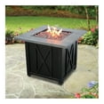 thumbnail image 4 of Endless Summer 30" Square LP Gas Outdoor Fire Pit with Weathered Wood Grain Printed Mantel, 4 of 4