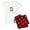 With Red Plaid Pant, variant on CafePress - Worlds Best Mamaw - Women's Short Sleeve Print T-Shirt and Pants Light Cotton Pajama Set