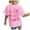 Pink, variant on eileial Girls Tops Cotton Crew Neck T-Shirt Kids Plain Tees Tops,Light Purple 11-12 Years