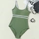 thumbnail image 3 of WILLBEST Traje de Baño Mujer Arena Sleek Solids: Traje de Baño Bikini Triangular Monocromático para Mujer para Playa y Piscina, 3 of 3