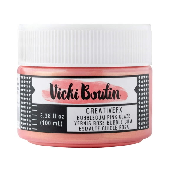 Vicki Boutin Bold And Bright Creative FX Texture Paste-Bubblegum Pink Glaze