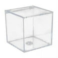 thumbnail image 1 of 6x Cubo Cuadrado de Acrílico Transparente, Caja de Almacenamiento Transparente, Caja de Joyería de Contenedores Cuadrados para Centro de Mesa Boda 6 piezas, 1 of 8