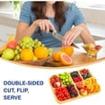 thumbnail image 5 of 2-in-1 Portable Charcuterie Board with Lid and Handle, Compartmented Cheese & Meat Serving Tray, 5 of 6