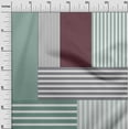 thumbnail image 3 of oneOone Cotton Poplin Twill Dusty Teal Green Fabric Stripes Dress Material Fabric Print Fabric By The Yard 56 Inch Wide, 3 of 4