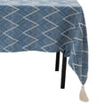 thumbnail image 5 of Tassel Tablecloth Rectangular Polyester Tablecloth Washable Table Cover for Household Dining Room Kitchen Party Picnic Outdoor, 5 of 5