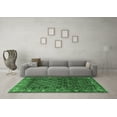 thumbnail image 3 of Ahgly Company Indoor Square Persian Emerald Green Traditional Area Rugs, 3' Square, 3 of 4