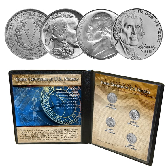 3 Centuries of U.S. Nickels