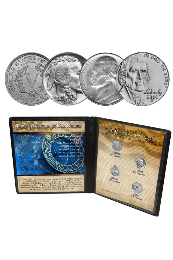 3 Centuries of U.S. Nickels